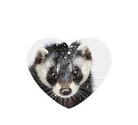 Phayah Ambientadores para coche, diseño de lavanda con diseño de Wolverine In The Snow, con forma de corazón, para colgar en la tableta, armario, zapatos, armario, 4 unidades
