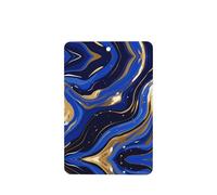 Phayah Ambientadores rectangulares para coche, 4 unidades, con patrón de mármol dorado, tabletas de aromaterapia para colgar, tarjeta perfumada, aroma a lavanda