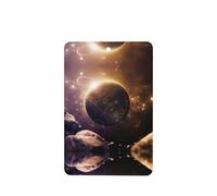 Phayah Ambientadores rectangulares para coche, 4 unidades, con patrón de planeta, tabletas de aromaterapia, tarjeta perfumada para colgar, aroma a lavanda