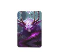 Phayah Ambientadores rectangulares para coche, 4 unidades, diseño de bestia de ojos morados, tabletas de aromaterapia, tarjeta perfumada colgante, aroma a lavanda