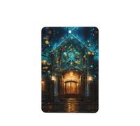 Phayah Ambientadores rectangulares para coche, 4 unidades, diseño de castillo azul, tabletas de aromaterapia para colgar, aroma a lavanda