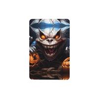 Phayah Ambientadores rectangulares para coche, 4 unidades, diseño de monstruo de luz de calabaza, tabletas de aromaterapia, tarjeta perfumada colgante, aroma a lavanda