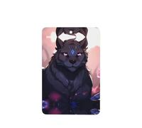 Phayah Ambientadores rectangulares para coche, 4 unidades, diseño de pantera negra, tabletas de aromaterapia, tarjeta perfumada colgante, aroma a lavanda