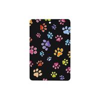 Phayah Ambientadores rectangulares para coche, 4 unidades, diseño de patas, con patrón de huellas de patas, tabletas de aromaterapia, tarjeta perfumada para colgar, aroma a lavanda