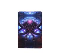 Phayah Ambientadores rectangulares para coche, 4 unidades, diseño de pulpo de mar profundo, con patrón de rey de pulpo automático, tarjeta perfumada para colgar, aroma a lavanda