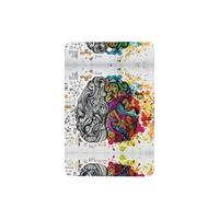 Phayah Ambientadores rectangulares para coche, 4 unidades, diseño de ventaja del cerebro izquierdo y derecho, tabletas de aromaterapia automáticas, tarjeta perfumada para colgar, aroma a lavanda