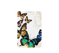 Phayah Ambientadores rectangulares para coche, 4 unidades, hermoso patrón de mariposa, tabletas de aromaterapia para colgar, tarjeta perfumada, aroma a lavanda