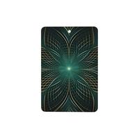Phayah Ambientadores rectangulares para coche, 4 unidades, patrón de pétalos, tabletas de aromaterapia automáticas, tarjeta perfumada para colgar, aroma a lavanda
