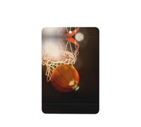 Phayah Ambientadores rectangulares para coche, 6 unidades, con patrón de baloncesto, tabletas de aromaterapia, tarjeta perfumada para colgar, aroma a lavanda que elimina el olor