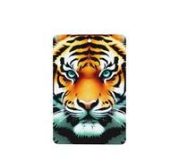 Phayah Ambientadores rectangulares para coche, 6 unidades, con patrón de cabeza de tigre pequeño, para aromaterapia, para colgar, con aroma a lavanda