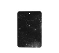 Phayah Ambientadores rectangulares para coche, 6 unidades, con patrón de galaxia en blanco y negro, tarjetas aromáticas para colgar, aroma a lavanda