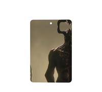 Phayah Ambientadores rectangulares para coche, 6 unidades, con patrón de monstruo de bullhorn, tabletas de aromaterapia, tarjeta perfumada para colgar, aroma a lavanda