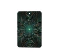 Phayah Ambientadores rectangulares para coche, 6 unidades, con patrón de pétalos, tabletas de aromaterapia, tarjeta perfumada colgante, aroma a lavanda que elimina el olor