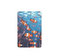 Phayah Ambientadores rectangulares para coche, 6 unidades, con patrón de pez payaso, tabletas de aromaterapia, tarjeta perfumada para colgar, aroma a lavanda que elimina el olor