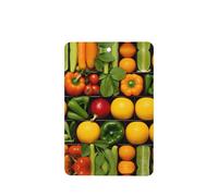 Phayah Ambientadores rectangulares para coche, 6 unidades, con patrón de verduras ordenadas, tabletas de aromaterapia, tarjeta perfumada para colgar, aroma a lavanda que elimina el olor