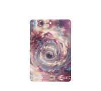 Phayah Ambientadores rectangulares para coche, 6 unidades, con patrón de vórtice cósmico, tabletas de aromaterapia, tarjeta perfumada para colgar, aroma a lavanda