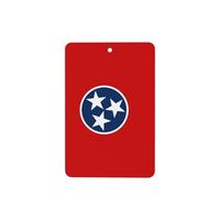 Phayah Ambientadores rectangulares para coche, 6 unidades, diseño de bandera del estado de Tennessee, tabletas de aromaterapia para colgar, tarjeta perfumada - aroma a lavanda