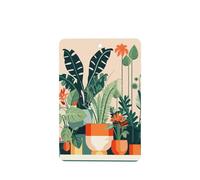 Phayah Ambientadores rectangulares para coche, 6 unidades, diseño de dibujos animados, diseño de plantas verdes pequeñas, tabletas de aromaterapia, tarjeta perfumada para colgar, aroma a lavanda
