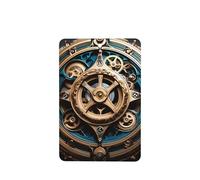 Phayah Ambientadores rectangulares para coche, 6 unidades, diseño de engranajes steampunk, tabletas de aromaterapia automáticas, tarjeta perfumada para colgar, aroma a lavanda