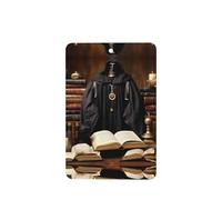 Phayah Ambientadores rectangulares para coche, 6 unidades, diseño de Grimoire Strange World, tabletas de aromaterapia, tarjeta perfumada colgante, aroma a lavanda