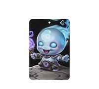 Phayah Ambientadores rectangulares para coche, 6 unidades, diseño de mono de fuego morado, tabletas de aromaterapia para colgar, tarjeta perfumada - aroma a lavanda