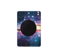 Phayah Ambientadores rectangulares para coche, 6 unidades, diseño de planeta negro, tabletas de aromaterapia, tarjeta perfumada para colgar, aroma a lavanda