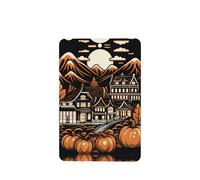 Phayah Ambientadores rectangulares para coche, 6 unidades, diseño de pueblo de Halloween, tabletas de aromaterapia, tarjeta perfumada colgante, aroma a lavanda