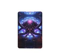 Phayah Ambientadores rectangulares para coche, 6 unidades, diseño de pulpo de mar profundo, con patrón de rey de pulpo automático, tarjeta perfumada para colgar, aroma a lavanda