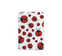 Phayah Ambientadores rectangulares para coche, 6 unidades, divertido patrón de mariquita, tabletas de aromaterapia, tarjeta perfumada colgante, aroma de lavanda que elimina el olor
