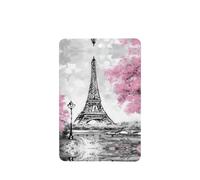 Phayah Ambientadores rectangulares para coche, 6 unidades, pintura al óleo, diseño de la Torre Eiffel de París, tabletas de aromaterapia, tarjeta perfumada colgante, aroma de lavanda que elimina el