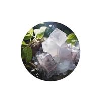 Phayah Aroma de lavanda con aroma a caramelo de roca para coche, forma redonda, para colgar en la tableta, fragancia para el interior del coche, 6 unidades