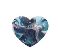 Phayah Aroma de pulpo gigante con aroma a lavanda, aroma de coche, forma de corazón, para colgar en la tableta, fragancia para el interior del coche, 6 unidades