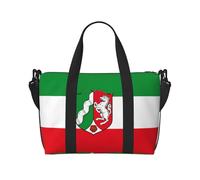 Phayah Banderas de fin de semana para mujer, diseño de la bandera de Renania del Norte-Westfalia, bolsa de viaje para fin de semana, bolsa deportiva para gimnasio, bolsa cruzada