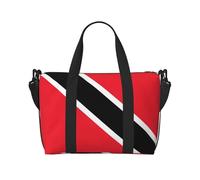Phayah Banderas de viaje con bandera de Trinidad y Tobago, bolsa de deporte, bolsa de gimnasio, bolsa de hombro para fin de semana, para mujer, color negro, talla única, Negro, One Size