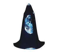 PHAYAH Bata con capucha para Halloween, brujería, brujería, disfraz de Navidad, cosplay, fiesta de máscaras, talla M