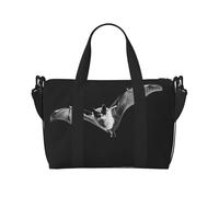 Phayah Bats in The Sky - Bolsa de viaje para fin de semana, gimnasio, para mujeres y niñas, resistente al agua, Black, Talla única