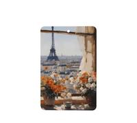 Phayah Beautiful Pylons In The Distance Pattern Lavender Aroma Car Aroma Rectangular Hanging Fragrance Tablet Car Interior Fragrance Freshener 6p