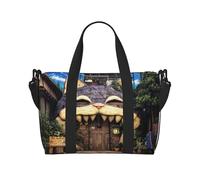 Phayah Big Mouth House - Bolsa de viaje para fin de semana, gimnasio, para mujeres y niñas, resistente al agua, Black, Talla única