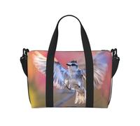 Phayah Bird in Flight - Bolsa de viaje para fin de semana, gimnasio, para mujeres y niñas, resistente al agua, Black, Talla única