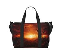 Phayah Birds in the Dark Sky - Bolsa de viaje cruzada para la noche, ideal para la escuela o para la noche