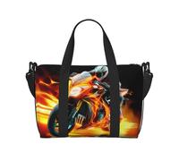 Phayah Bolsa de viaje para motocicleta, bolsa de equipaje de mano, plegable, unisex, para viajes en avión, artículos personales