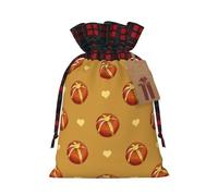 PHAYAH Bolsas de Navidad con cordón con patrón de pan mantequillado, bolsas de regalo de Navidad, bolsas de dulces de Navidad, bolsas de golosinas, bolsas de recuerdos de fiesta, pequeñas