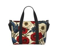 Phayah Bright Gerbera - Bolsa de viaje cruzada para la noche, ideal para la escuela o bolsa de viaje nocturna