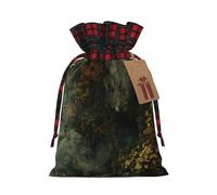 PHAYAH Clouds Under The Abyss - Bolsa de regalo de arpillera con cordón de Navidad, bolsa de almacenamiento adecuada para Navidad, fiesta de cumpleaños