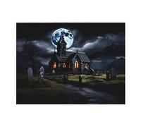 PHAYAH Cottage In The Cemetery - Cobija de franela ultrasuave para sofá, cama, sala de estar, oficina, almuerzo, 40 x 30 pulgadas