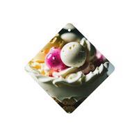 Phayah Delicioso patrón de helado con aroma a lavanda, aroma de coche, cuadrado, para colgar, fragancia para el interior del coche, ambientador de fragancia 6 unidades