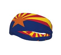 Phayah Diadema deportiva con patrón de bandera de Arizona, absorbe la humedad, banda para el sudor para hombres y mujeres, correr, ciclismo, yoga, fitness y entrenamiento