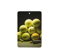 Phayah Diagrama de tenis con aroma a lavanda, aroma de coche, rectangular, para colgar, fragancia para el interior del coche, ambientador, 4 unidades