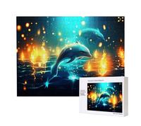 Phayah Dolphin'S Fun Ocean Puzzles para adultos, 500 piezas, juguetes de desarrollo de inteligencia para niños, 20.4 x 15 pulgadas