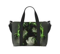 Phayah Elves On The Tree Spirit - Bolsa de viaje para fin de semana, gimnasio, para mujeres y niñas, resistente al agua, Black, Talla única